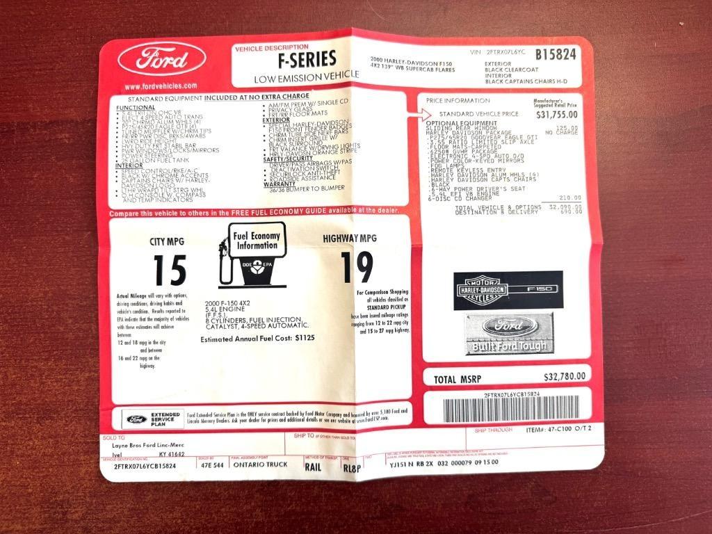 2000 Ford F-150 HARLEY DAVIDSON - Photo 23
